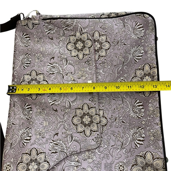 Abby Elegant Floral Laptop/Crossbody Shoulder Bag - Picture 3 of 6